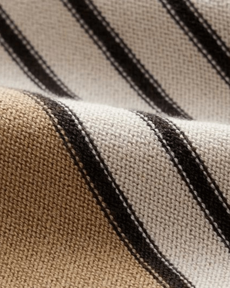 Men's Polo Shirt Beige Size L Cotton-6