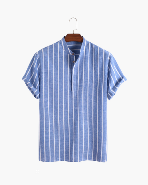 Men's Polo Shirt Navy Size M Organic Cotton-1