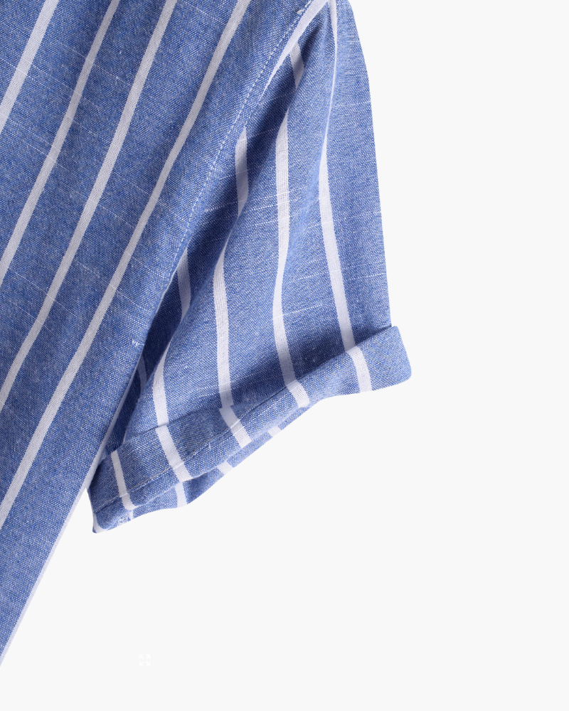Men's Polo Shirt Navy Size M Organic Cotton-3