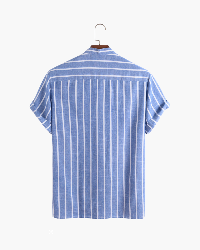 Men's Polo Shirt Navy Size M Organic Cotton-4